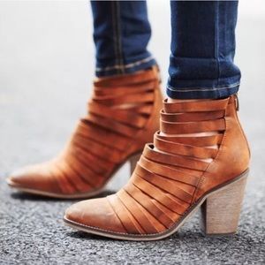 Free People Hybrid Heels in Terra-cotta